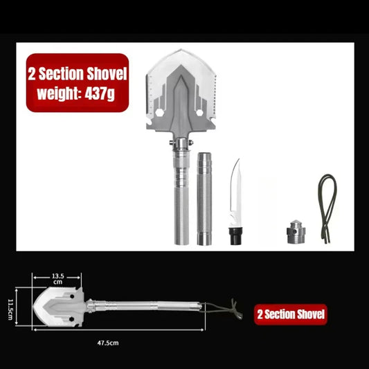 Outdoor Multifunctional Folding Shovel – Essential Survival Gear