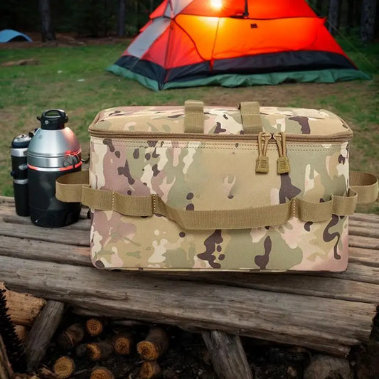 Portable Waterproof Utensil & Seasoning Bag for Outdoor Adventures