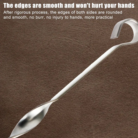 Stainless Steel Barbecue Skewer Set – Ideal for Outdoor Grilling