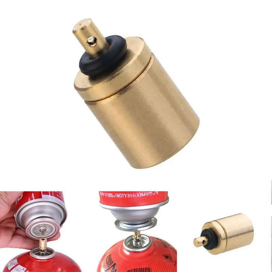 Portable Gas Refill Adapter for Camping Stoves and Gas Tanks