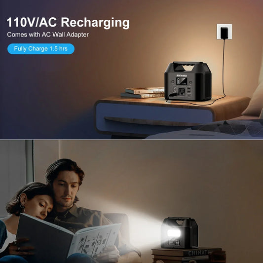 150W Portable Power Station – Reliable Power for Camping &amp; Home Use