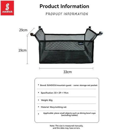 SINDICK Outdoor Folding Table with Storage Net Bag – Perfect for Camping &amp; Picnics